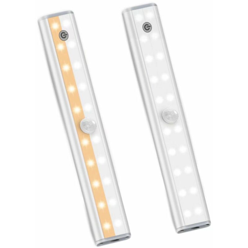 2 pezzi di pilota doppio colore ricaricabile LED
