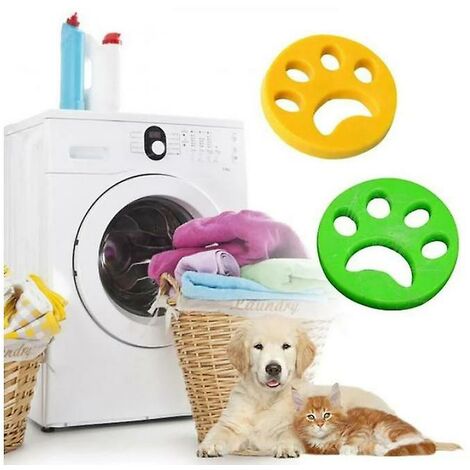 4x Depilatore per animali domestici Adesivo per lavatrice Filtro per lavatrice Depilatore per cani e gatti