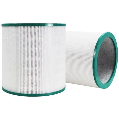 DK 2 Pezzi Filtro HEPA 360° di Ricambio per D-yson Achort Pure Cool Link TP00 TP02 TP03 AM11 Dyson Tower Purificatore Filtro a Carbone Attivo ad Alta Efficienza per Purificatore d'Aria