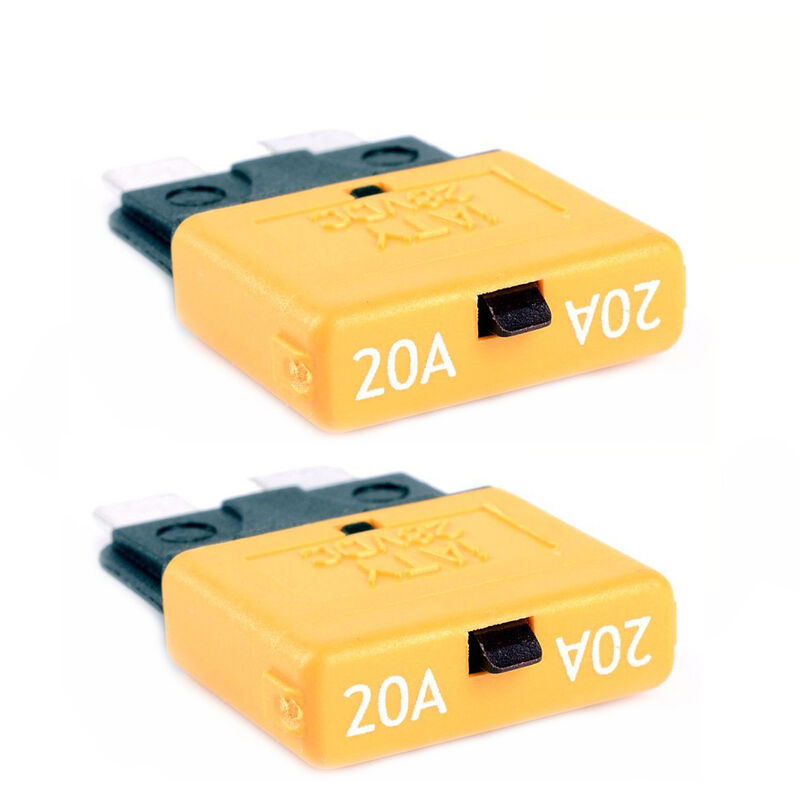 2 pezzi fusibile per auto 20A medio ripristino