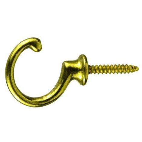 2 PEZZI - GANCI PER TENDAGGI 45MM - IN OTTONE