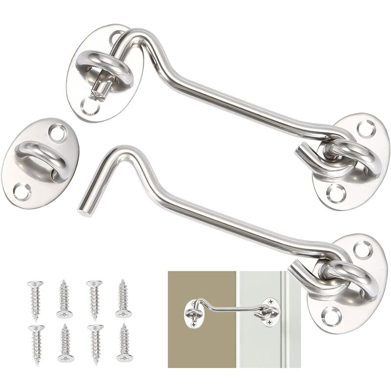 2 Pezzi Gancio Cabina, Gancio Chiusura Porta