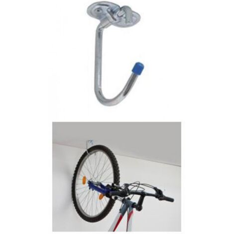 2 Pezzi Gancio Multiuso A Parete Ripiegabile Tondo 13Cm Maurer Acciaio Zincato