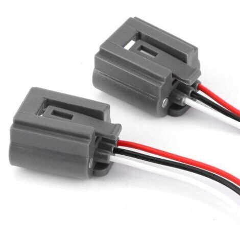 2 pezzi H13 adattatore harness, adattatore per 2 pezzi H13/9008 porta connessione con wire harness, adattatore connettore per luci LED con plug ceramico resistente al calore.