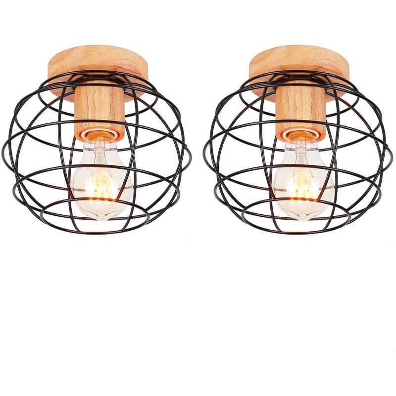 Axhup - 2 Pezzi Lampada da Soffitto Interno