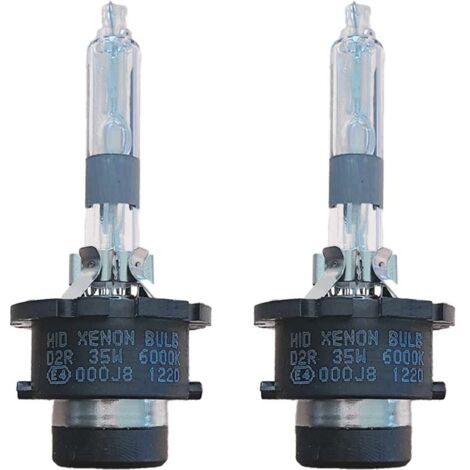 2 Pezzi Lampada HID Xenon D2R 6000K 85V 35W 3400 Lumen Ricambio Fari Compatibile