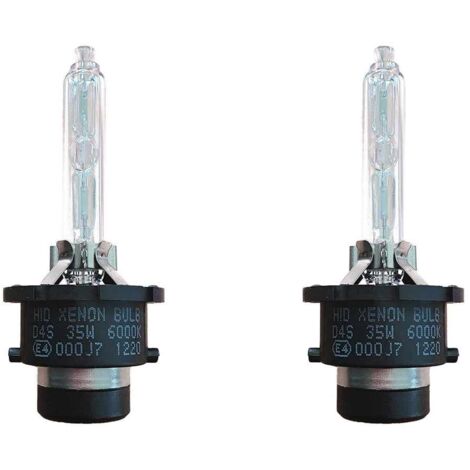2 Pezzi Lampada HID Xenon D4S 6000K 42V 35W 3600 Lumen Ricambio Fari Compatibile