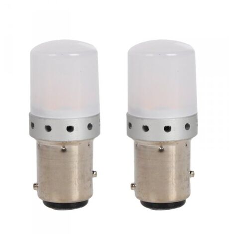 2 Pezzi Lampada LED BAY15D S25 P21/5W 9 SMD 3030 12V 24V 300lm 1W/3.5W Doppio Filamento Ambra Piedi Sfalsati 45mm
