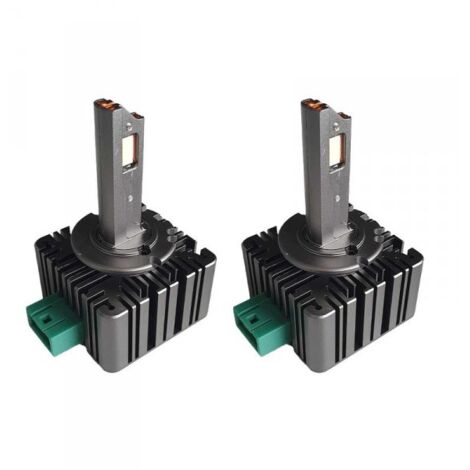 2 Pezzi Lampade LED D3S D3R 35W 12V 7000lm 6000K Plug Play Più Luminoso dello Xenon Originale