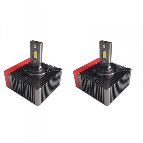 2 Pezzi Lampade LED D5S D5R 35W 12V 7000lm 6000K Plug Play Più Luminoso dello Xenon Originale