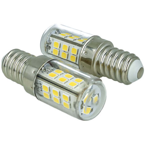 2 Pezzi Lampade Led E14 DC 12V 24V 4W Bianco Neutro 4500K 27 Smd 2835