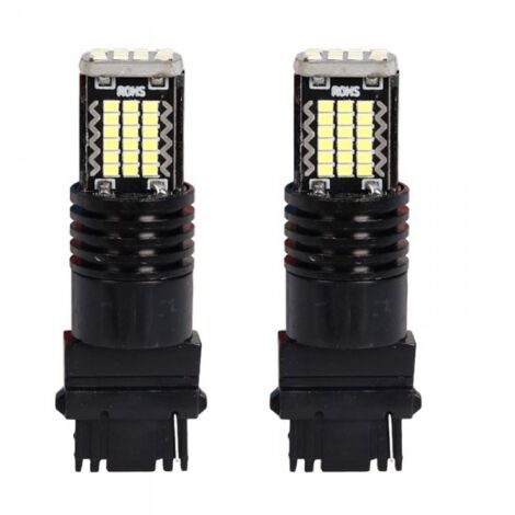 2 Pezzi LED 3157 T25 P27/W 54mm Lampade Auto Camion 12V 24V Canbus 48 SMD 2016 300lm 3.5W Mono Filamento Bianco 6500K