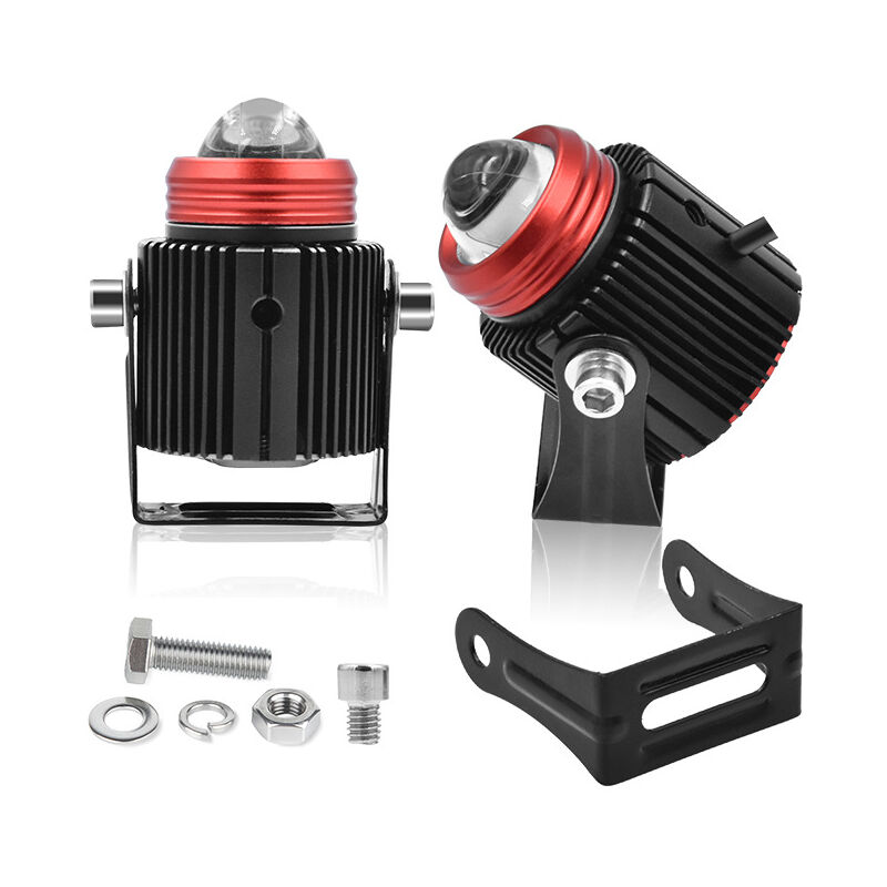 2 pezzi led fari anteriori moto fendinebbia