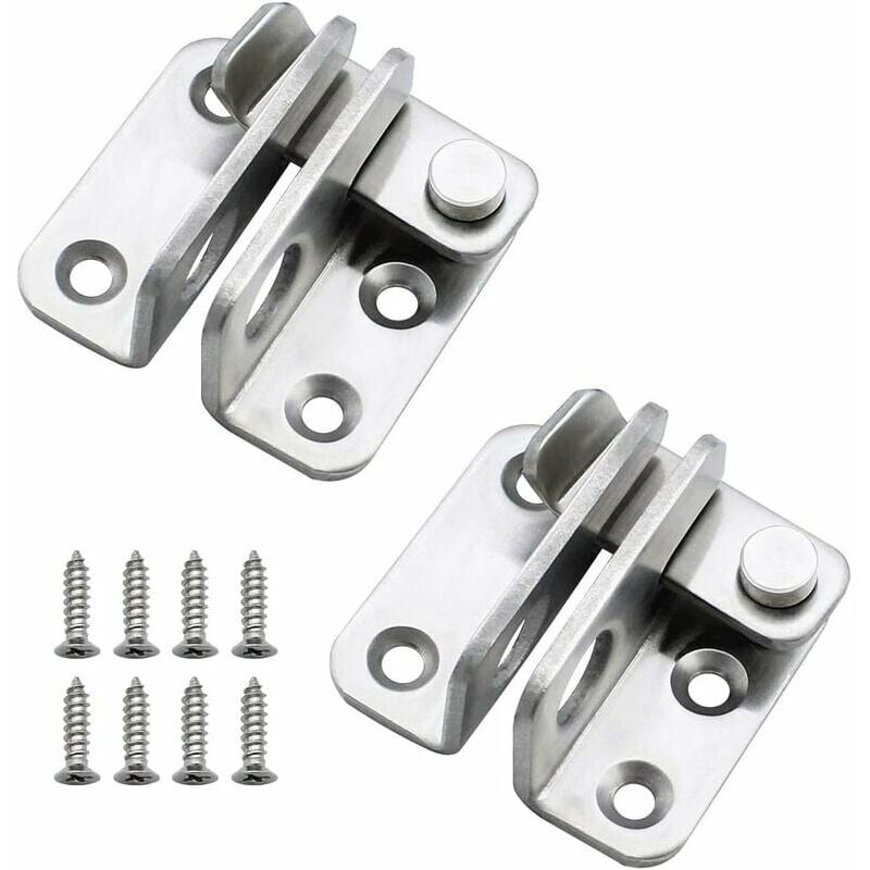 2 Pezzi Lucchetto a Chiusura per Porta Dritto