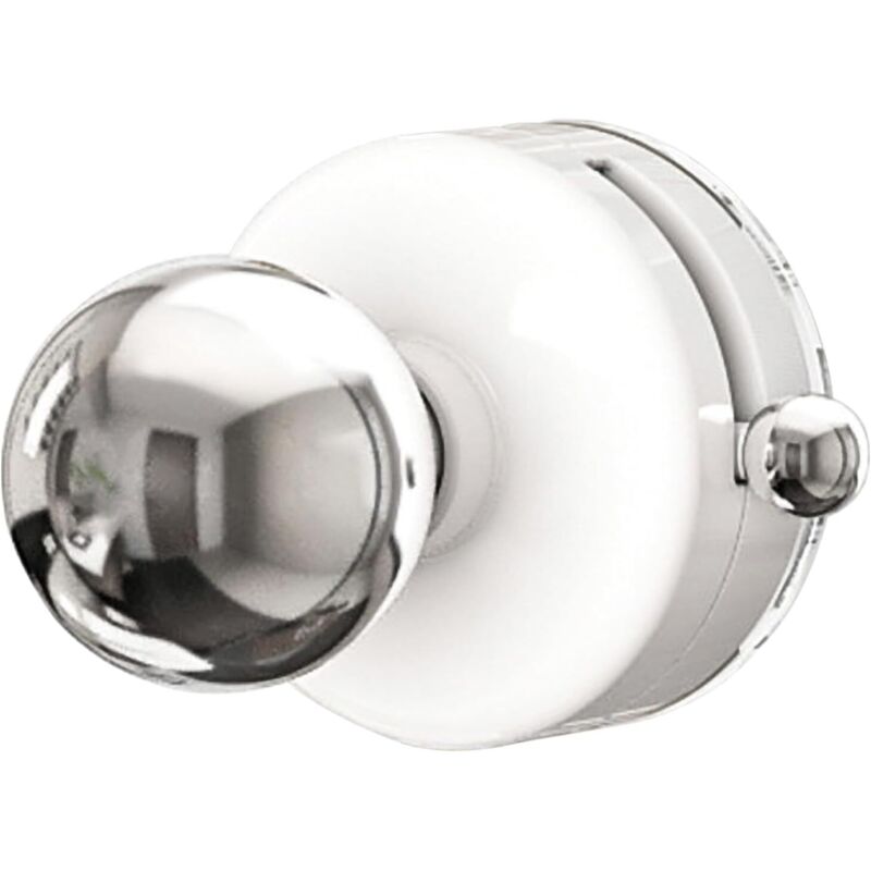 2 pezzi Maniglia a ventosa, per porte e finestre in vetro, armadi e mobili, installazione senza trapano, rimovibile (modello bianco piccolo)