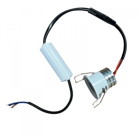 2 Pezzi Mini Faretto Led Da Incasso Rotondo, Carcassa Bianca 4000K, 2.5W 220LM 220V, Ø3229mm, Foro 27mm, Angolo 15° IP20