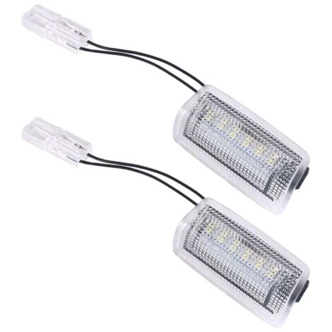2 pezzi per Land Cruiser 200 Series 150 Prado MK4 J150 ES240 IS250 Lampadina LED per portiera di cortesia bianca