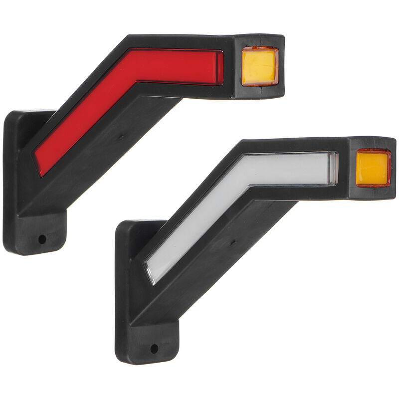 Image of 2 pezzi per rimorchio led indicatore laterale indicatore di direzione dinamico indicatore di direzione del furgone per auto illuminazione