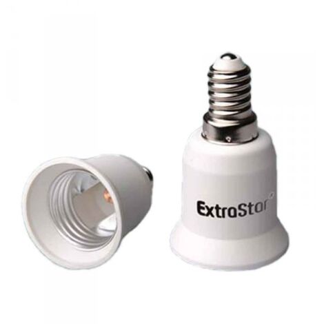 2 Pezzi Portalampade Adattatori Convertitore Lampada Attacco E14 a E27