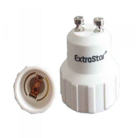 2 Pezzi Portalampade Adattatori Convertitore Lampada Attacco GU10 a E14