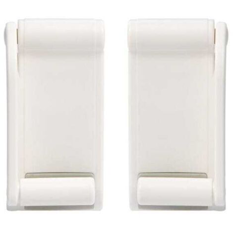 2 pezzi Portarotolo di carta assorbente per uso domestico, portarotolo magnetico regolabile da parete per cucina e bagno