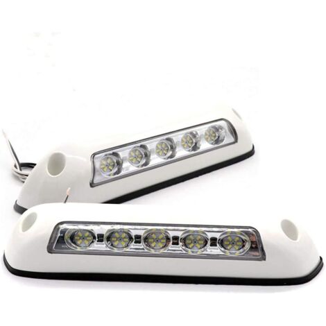 2 pezzi RV LED luci tenda 12V impermeabile LED luci veranda lampade da parete interne per roulotte camper barca yacht rimorchio camion