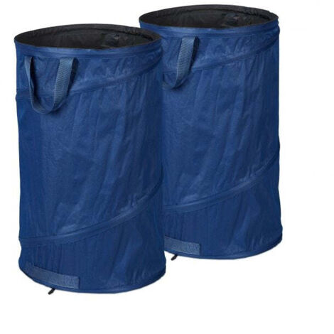 2 pezzi sacchi da giardino 120 litri blu