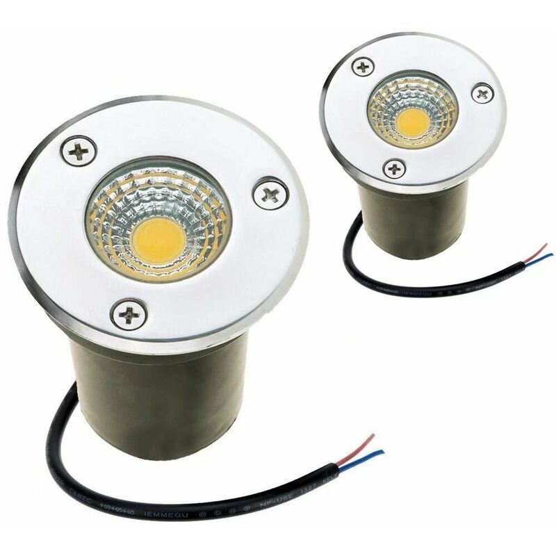 2 pezzi, sotterraneo impermeabile pannocchia luce