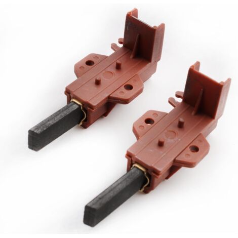 2 pezzi spazzole di carbone rosse per lavatrici spazzole di carbone per lavatrici spazzole di carbone per motori spazzole di carbone per motori elettrici