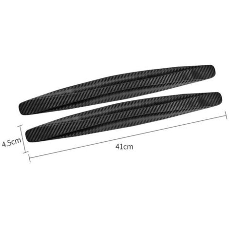 2 pezzi striscia anticollisione auto universale striscia anticollisione auto striscia protezione fessure porta paraurti anti paraurti auto strisce anticollisione (dimensioni: bianco)
