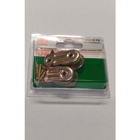 2 PEZZI - SUPPORTI PER ASTE ARMADIO IN ACCIAIO TROPICALIZZATO Ø20MM
