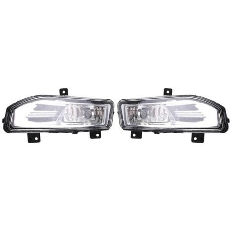 2 phares antibrouillard pour NISSAN Qashqai J11 2018 2019 2020 - Accessoires automobiles halogènes de remplacement - AquaForge