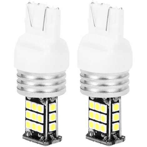 2 phares LED 24SMD pour voiture, feux de recul, clignotants, décodeur de feu de recul T20-AquaForge