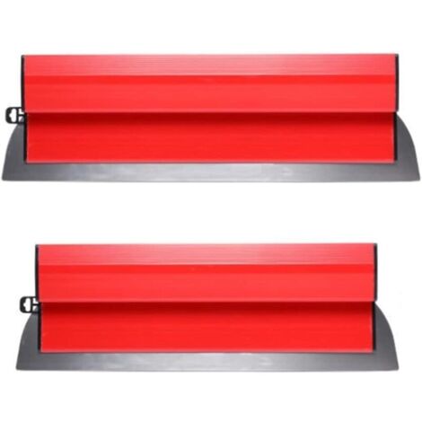 2 pices 40cm 60cm outil de lissage de cloisons sches en acier inoxydable couteau mastic peinture finition lames d'crmage GRATTOIR