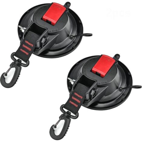 2 Pices Ancre  Ventouse Robuste Avec Fixation Du Crochet D'arrimage,ventouse Camping,ventouse Multifonctionnel Pour Auvent Latral De Voiture,campi