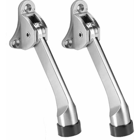 2 Pi��ces But��e de Porte,Emp��che la Porte de Claquer,Arr��t de Porte Support de Porte,Avec Pare-Chocs en Caoutchouc Souple et Vis - Alliage de Zin