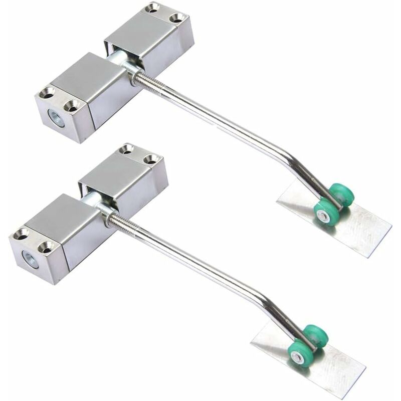 2 pièces Ferme-portes, Automatique Porte Plus Près Mécanique Vitesse Contrôler Jusqu'à 20KG, Venez avec clé hexagonale et vis