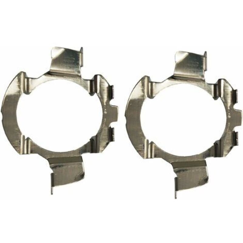 Ersandy - 2 pièces métal led H7 Ampoules adaptateurs Support de Base de Lampe Clip de Support pour quasquai/Polo 6r / Polo 9r / Jetta Sport (MK6) /