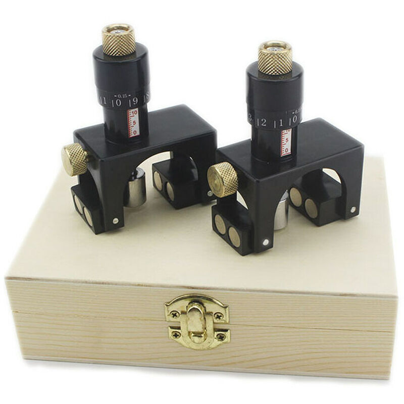 Soleil - 2 pièces raboteuses plates Cutter outil d'alignement positionnement précis raboteuses calibrage réglage hauteur réglable mouleur