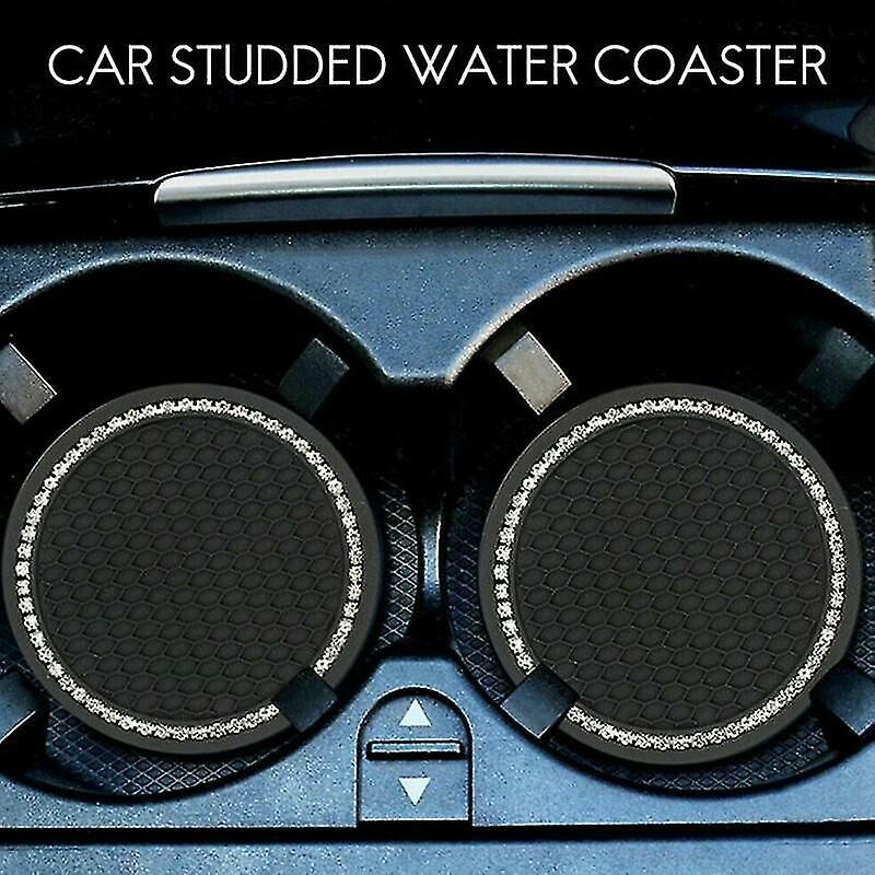 2 pièces voiture caboteur eau tasse porte-bouteille anti-dérapant tapis tapis Gel de silice pour décoration intérieure voiture Styling