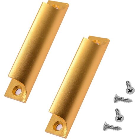 2 Picesorpoigne En Alliage D'aluminium   Poigne De Porte Coulissante  Poigne De Porte De Balcon  Poigne De Tiroir D'armoire  Pour Fentres, Qui