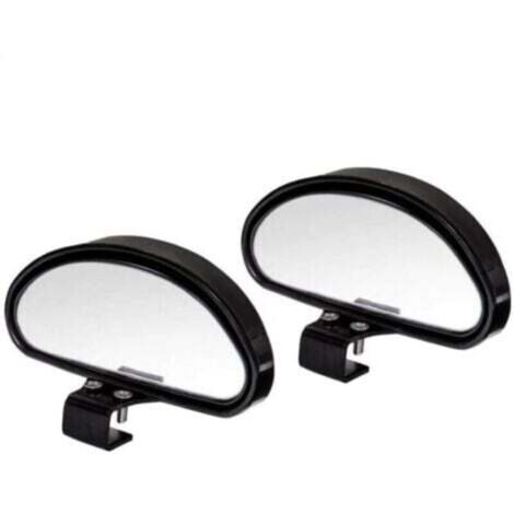2-Piece Blind Spot Mirror for Supervised Driving, Blind Spot Mirror for All Cars - Adjustable Angle Convex Mirror