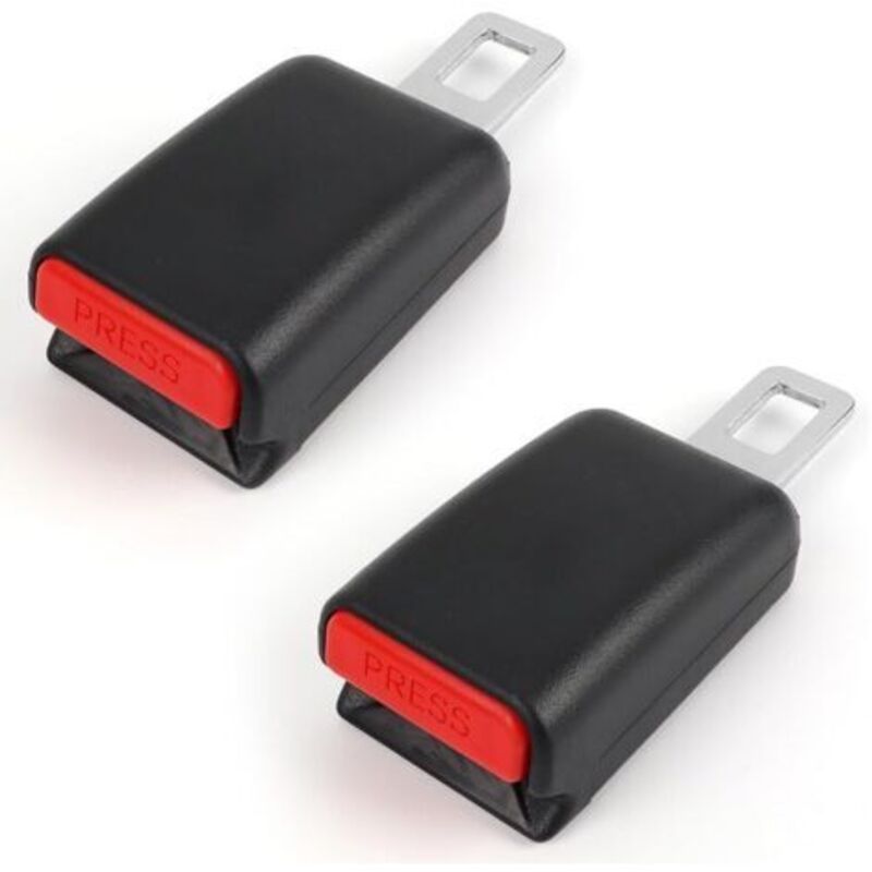 2 piece Car Accessories, Car Parts Adjustable Extension Buckle, Car Interior Accessories (black)
