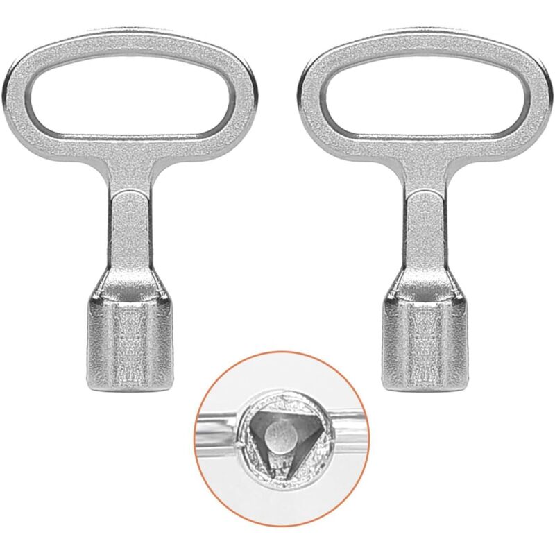 2 Pièce Clé Triangulaire en Métal, Clés Triangulaires, pour Boîte Électrique Gaz Eau Compteur Électrique Boîte Armoire 2 Pièce Clé Triangulaire en Métal, Clés Triangulaires, pour Boîte Électrique Gaz Eau Compteur Électrique Boîte Armoire