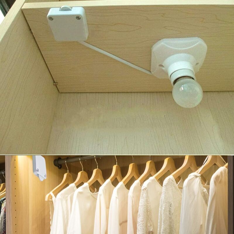 2 Pièce Commutateur D'armoire de Porte Interrupteur D'éclairage Automatique pour Placards, Blanc