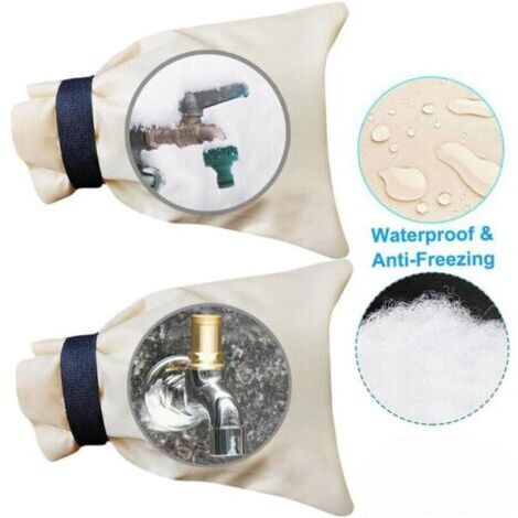2 Pièce Cover de Robinet extérieur Hiver Robinet réutilisable Couvre Housse pour Robinet Exterieur
