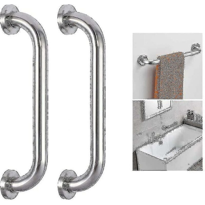 Crea - 2 Piece Elderly Tub Handle Wall Grab Bars