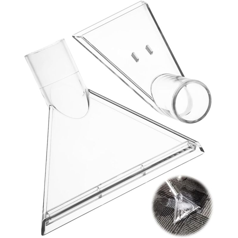 2 Piece Embout Aspirateur, Accessoires Aspirateur, Buse Tapisserie pour Nettoyeur Injection-Extraction, Réutilisable Buse Aspirateur Eau, pour