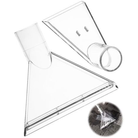 2 Piece Embout Aspirateur, Accessoires Aspirateur, Buse Tapisserie pour Nettoyeur Injection-Extraction, Réutilisable Buse Aspirateur Eau, pour Nettoyer les Tissus D'ameublement, Entretien Auto