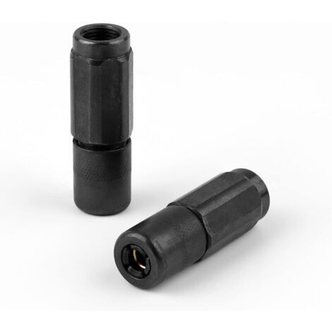 2 Pièce Embout Pompe a Graisse, Accessoires Pompe a Graisse, Résistant à l'usure et à la Rouille, Déforme Pas Facilement, Compatible avec la Plupart des Types de Pistolets à Graisse